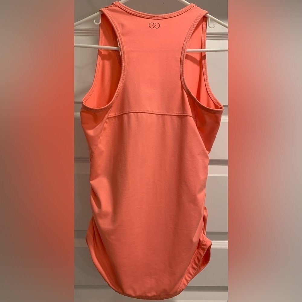 Calia Flow Ruched Side Racerback Tank Top - Picture 6 of 10